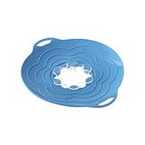 Silikomart Siliconen deksel Vapo Twist met afneembaar deksel, kleur blauw, afmetingen Ø220 mm, Made in Italy