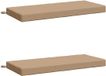 vidaXL - Coussins de banc - SOEST - 2 pièces - 100% Polyester - Sable - 120 x 50 x 8 cm