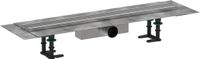 Hansgrohe RainDrain Compact - Douchegoot 70 cm, met rooster, geborsteld roestvrij staal 56176800