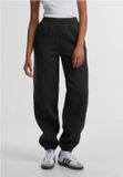 Urban Classics Fluffy Dames joggingbroek S Zwart