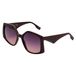 Karl Lagerfeld Moderne vierkante zonnebril voor dames KL6208S, Bordeaux, Eén maat