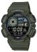 CASIO WS-1500H horloge, uni, groen, quartz, digitaal, waterdicht tot 10 bar, batterijduur van 10 jaar