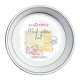 ScrapCooking Ronde taartvorm Ø 20 cm - Aluminium bakvorm met hoge randen - Layer Cake, Panettone, biscuit, Molly Cake, Brioche - Professioneel gebak - Metaal - 1891