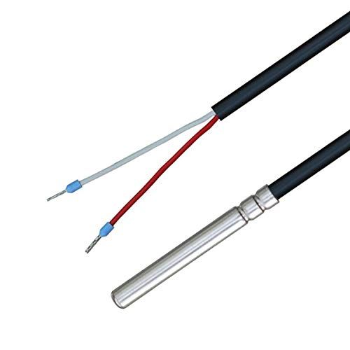 iOVEO NTC 1,8 kOhm temperatuursensor met 2 meter pvc-kabel 105 °C