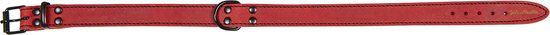 Jack And Vanilla Black Label Halsband - Rood - 12mmx30cm - Hond