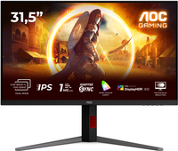 AOC G4 U32G4U 31.5" 4K Ultra HD 320Hz Gaming Monitor - Black/Red