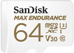 SanDisk Max Endurance 64GB MicroSDXC - Class 10, UHS-I, V30