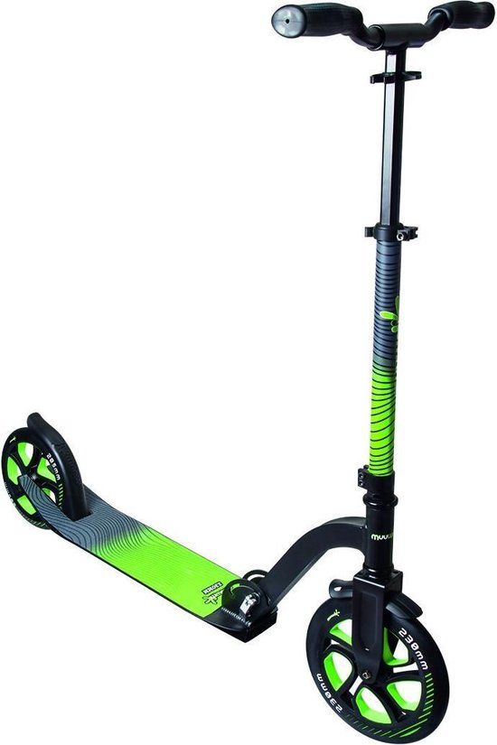muuwmi Aluminium Scooter - 230/205 mm - Groen