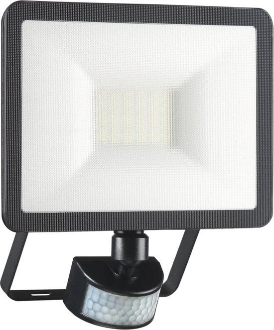 ELRO LF60 Design LED Outdoor Light with Motion Sensor - 20W - 1600LM - IP54 Waterproof - Black