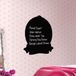 Ambiance Sticker Schoolbordsticker - uitwisbare zelfklevende muurstickers - ROCKET DESIGN - 75x60cm