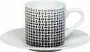 Könitz tasse à expresso Graphic 413 - Marcello Morandini, porcelaine, noir, 95 ml