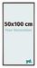 yd. Cadre photo 50x100 cm anthracite