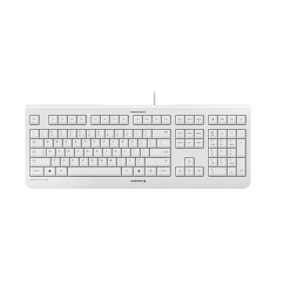 CHERRY KC 1000 - QWERTY US - Wired Keyboard - Grey