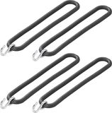 ProPlus Spanrubbers met S-haak - 8x stuks - 20 cm - Zwart