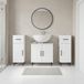 Maison Exclusive Ensemble de meubles de salle de bain exclusif - Système de 3 pièces HAARLEM.