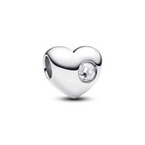PANDORA Moments 794161C04 Sterling zilveren Cubic Zirconia hart charme past op momenten