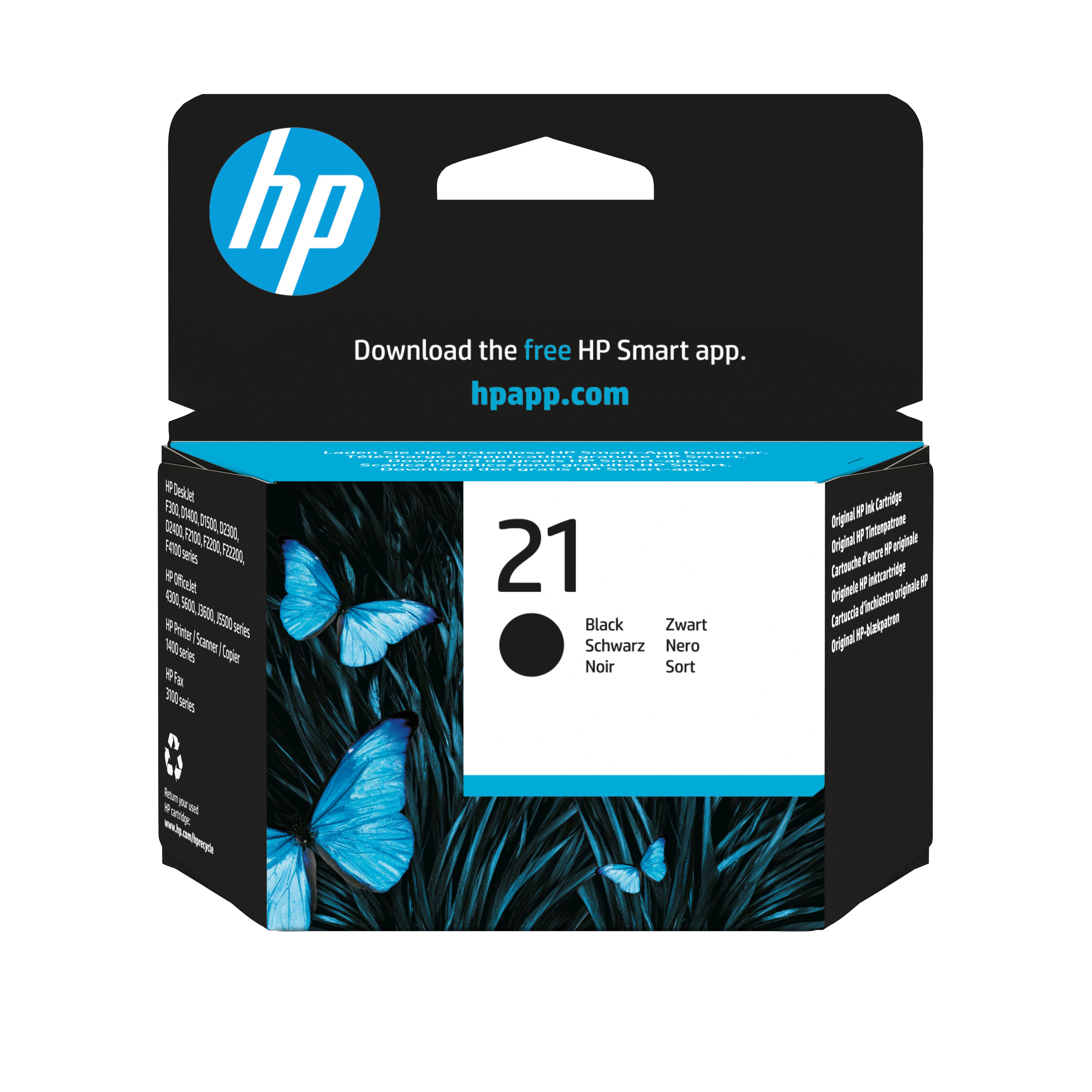 HP 21 Zwarte inktcartridge - Origineel