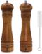 OEM BeiJingLiangPinJiaZuoKeJiWenHuaFaZhanYouXianGongSi Houten zout- en pepermolen - groot - 20 cm - met reinigingsborstel