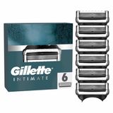 Gillette 10x Intimate Navulmesjes 6 stuks