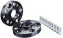 H&R B8025571 DRA Spureverbredingsset 80 mm per as gatcirkel 5x100 middencentrering 57,1 mm System M14x1,5-Audi/Seat/Skoda/Volkswagen-zwart