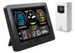 Merkloos Weerstation draadloos - Met buitensensor - Kleurendisplay - Klok en wekker - 60 m bereik