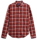Superdry - Vintage geruit overhemd van biologisch katoen - Heren - Lange mouwen shirts
