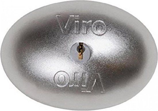 Viro Oplegslot voor bestelwagendeur, zilver, Inox, Profielcilinder