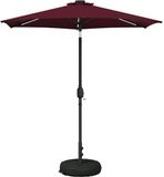 vidaXL Stokparasol Bordeauxrood Polyester