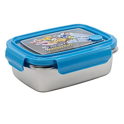 stor Paw Patrol Mighty Pups Broodtrommel - 670 ml - Roestvrij Staal