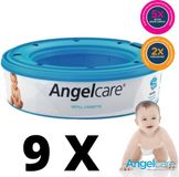 Angelcare Navulcassette Luieremmer - Originele Navul Cartridge - 9 stuks