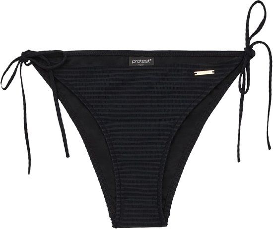 Protest MIXSwayol Bikini Broekje Dames Tie Side Cheeky Gestreept Zwart