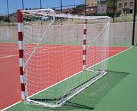 Equipamientos Softee Set van 2 premium zaalvoetbal-/handbalnetten van 4 mm