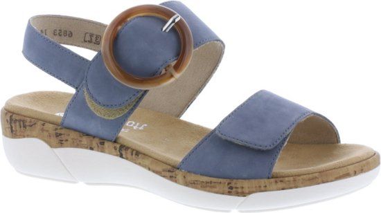 Remonte Dames blauwe sandalen maat 37