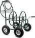 Wiltec Carret de tuyau pour tuyaux de jardin jusqu'à 76 m avec raccord de 19 mm (3/4"), enrouleur de tuyau sur roues Ø25 cm avec manivelle pour enrouler