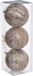 BEAU by Bo Kerstballen - Koper - Ø8cm - Set van 6 - Met kralen - Kunststof
