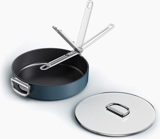 Joseph Joseph Space sauteerpan met deksel – 28 cm – anti-aanbak