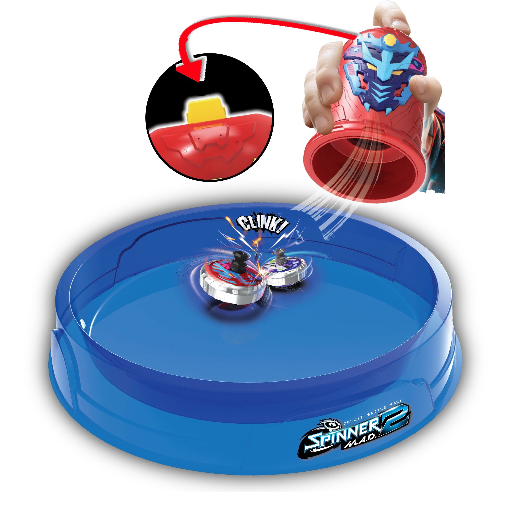 Silverlit Spinner M.A.D. II Deluxe Battle Pack - 2 Shakers, 2 Spinners, 1 Battle Arena
