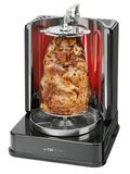 Clatronic DVG 3686 - Vertical Multi Grill - Gyros Grill - Kebab Grill - 1400W - Black