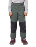 Jack Wolfskin Rascal Winterbroek K, wandelbroek voor kinderen, uniseks, groen (Slate Green)