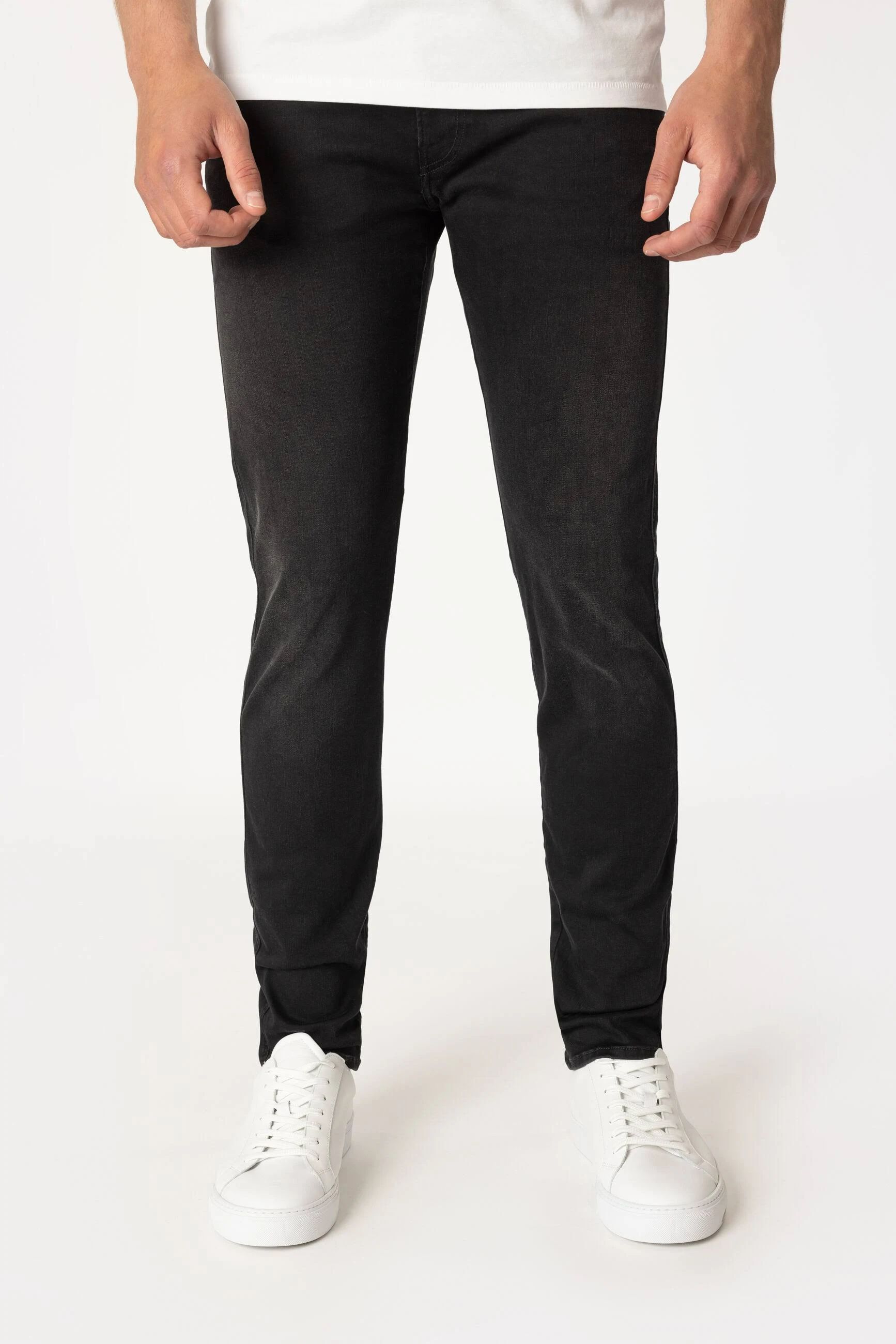 REPLAY slim fit jeans ANBASS hyperflex black