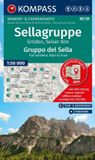 KOMPASS Wanderkarte 59 Sellagruppe, Gröden, Seiser Alm / Gruppo del Sella, Val Gardena, Alpe di Siusi 1:50.000