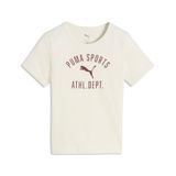 PUMA Varsity Relaxed T-shirt voor Heren, Wit, Maat 6-7Y