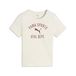 PUMA Varsity Relaxed T-shirt voor Heren, Wit, Maat 6-7Y