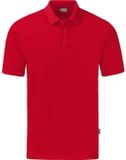 Jako Organic Polo Stretch Heren - Rood | Maat: L
