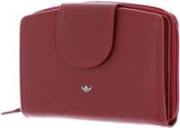 Golden Head Leren portemonnee Polo RFID Protect Damenbörse mit RV 3319 Rot donkerrood