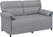 vidaXL Canapé gris clair 83 x 57 x 95 cm