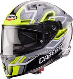 Caberg Avalon X Brama Helm - Integraalhelm - Maat L - Grijs/zwart/geel