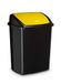 cep 91947 Afvalcontainer Rossignol met inwerpklep, 50 L, geel
