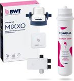 BWT MIXXO starter kit - Perfect taste | Onder de gootsteen waterfilter | Eenvoudige installatie zonder kraanvervanging | Bluetooth & Wi‑Fi | Touch‑bediening voor gefilterd water | Flow‑sensor & status‑indicator | App‑connectivit