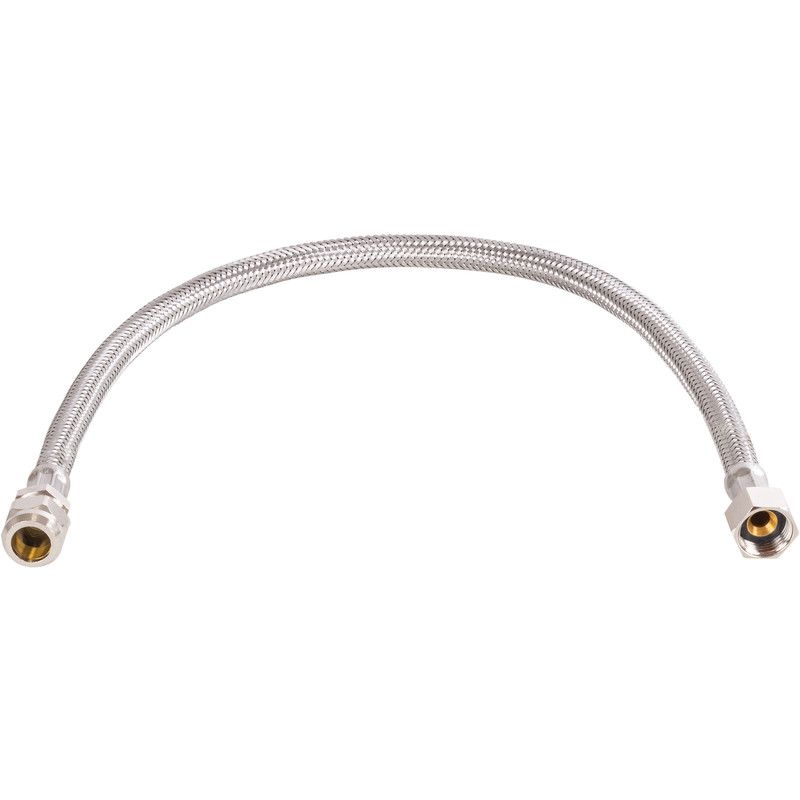 BPE RVS flexibele slang 50cm 3/8\" bn.dr. x 12mm knel